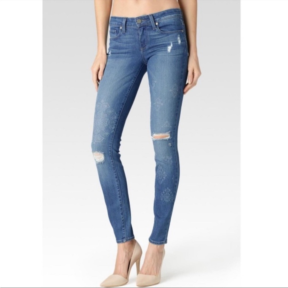 Paige Paneled Cairo Jeans